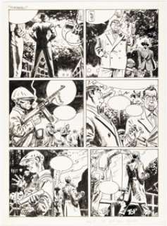 Jordi Benet Totem el Comix #10 Torpedo Story Page 27 Original Art (Toutain Editor, 1986). | Heritage