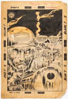 Joe Kubert Our Army at War #158 Sgt. Rock Cover Original Art (DC, 1965).