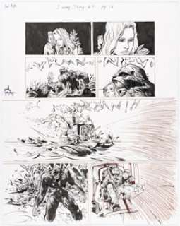 Paul Pope Swamp Thing #9 Story Page 18 Original Art (DC, 2001). | Heritage