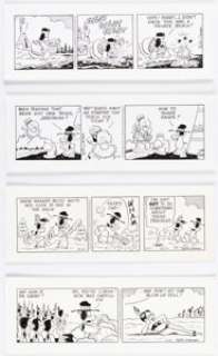 Mel Casson Redeye Daily Comic Strip Original Art Group of 4 (King Features Syndicate, 1993-1995). (Total: 4 Original Art)