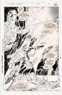 Tom Grindberg and Bill Anderson Silver Surfer #104 Story Page 9 Original Art (Marvel, 1995). | Heritage