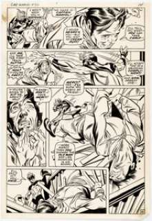 Gil Kane and Dan Adkins Captain Marvel #20 Story Page 10 Original Art (Marvel, 1970). | Heritage