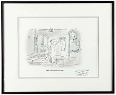 Arnie Levin The New Yorker Magazine 3-9-98 Gag Cartoon Original Art (Conde Nast, 1998). | Heritage