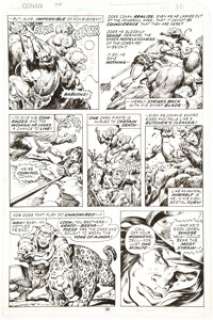 John Buscema and Ernie Chan Conan the Barbarian #94 Story Page 16 Original Art (Marvel, 1979). | Heritage