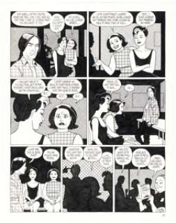 Jaime Hernandez Love and Rockets #44 Maggie and Esther Story Page 14 Original Art (Fantagraphics, 1994). | Heritage