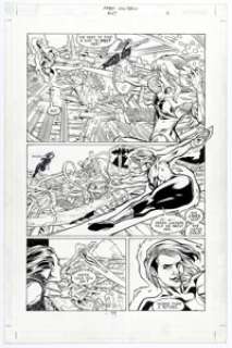 Jamal Igle and Scott Elmer Green Lantern #157 Story Page 11 Original Art (DC, 2003).