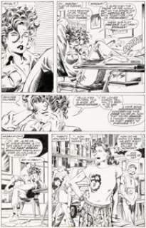 John Byrne and Bob Wiacek The Sensational She-Hulk #8 Story Page 9 Original Art (Marvel, 1989). | Heritage