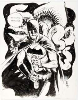 Tom Fowler - Batman Specialty Illustration Original Art (2001).