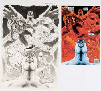 Al Barrionuevo Infinity: Heist #2 Splash Page 7 Original Art (Marvel, 2013). (Total: 2 Original Art)