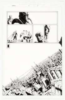 Jim Starlin and Al Milgrom Thanos #1 Story Page 5 Original Art (Marvel, 2003). | Heritage