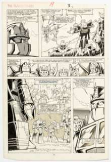 Don Perlin, Ian Akin, and Brian Garvey The Transformers #19 Story Page 3 Original Art (Marvel, 1986). | Heritage