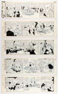 Dick Moores Gasoline Alley Daily Comic Strips Original Art Group of 23 (Chicago Tribune Syndicate, 1964). (Total: 23 Original Art)