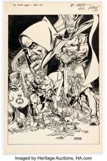 Gil Kane "The Flame Horse" Unpublished Splash Page 1 Original Art (c. 1975). | Heritage