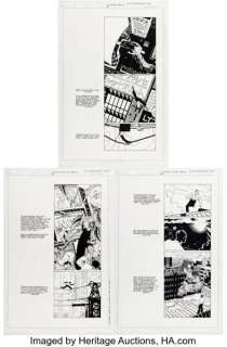 Cully Hamner and Karl Story WildStorm Summer Special #1 Jack Hawksmoor Story Pages Original Art (WildStorm/DC, 2001). (Total: 3 Original Art)