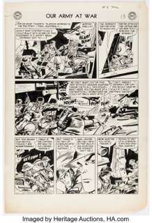 Bernard Krigstein Our Army at War #8 Story Page 3 Original Art (DC, 1953). | Heritage