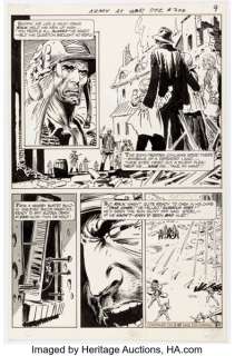 Joe Kubert Our Army At War #200 Sgt. Rock Story Page 8 Original Art (DC, 1968). | Heritage