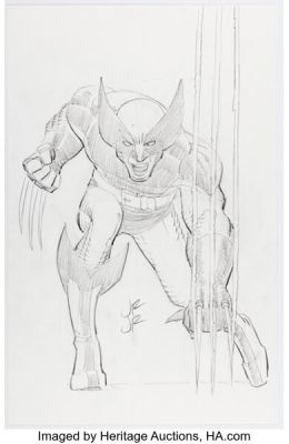 John Romita Jr. - Wolverine Illustration Original Art (undated). | Heritage