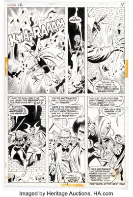 Sal Buscema and Jack Abel The Defenders #12 Story Page 12 Original Art (Marvel, 1974). | Heritage