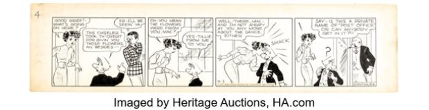 Russ Westover Tillie the Toiler Daily Comic Strip Original Art dated 10-3-35 (King Features Syndicate, 1935). | Heritage