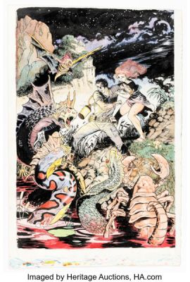 Bo Hampton - Fantasy Illustration Original Art (undated). | Heritage