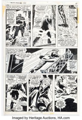 John Romita Sr., Paul Reinman, and Tony Mortellaro The Amazing Spider-Man #132 Molten Man Story Page 8 Original Art (Marvel, 1974). | Heritage