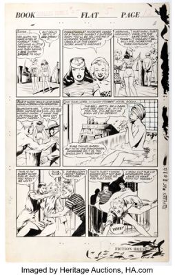 Fran Hopper Rangers Comics #25 Glory Forbes Story Page 2 Original Art (Fiction House, 1945). | Heritage