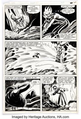 Don Perlin Ghost Rider #49 Story Page 16 Original Art (Marvel, 1980). | Heritage