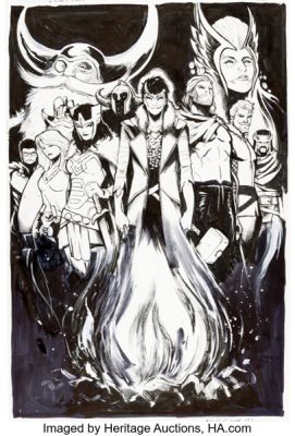 Lee Garbett Loki: Agent of Asgard #17 Splash Page 7 Original Art (Marvel, 2015). | Heritage