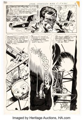 Joe Kubert Star Spangled War Stories #145 Story Page 4 Original Art (DC, 1969). | Heritage