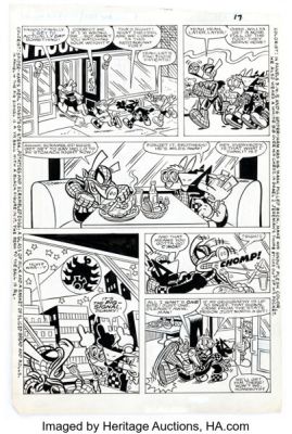 Joe Albelo and Pierre Fournier Peter Porker, the Spectacular Spider-Ham #17 Story Page 13 Original Art (Marvel, 1987). | Heritage
