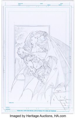 Netho Diaz - Batman Specialty Illustration Original Art (2022).