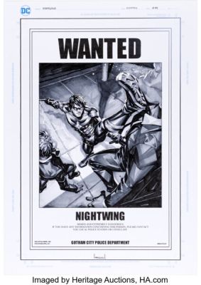 Kael Ngu Nightwing #84 Variant Cover Original Art (DC, 2021).