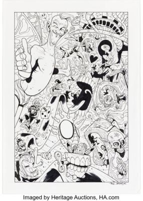 Paul Davidson Moon Knight #195 Splash Page 20 Original Art (Marvel, 2018).