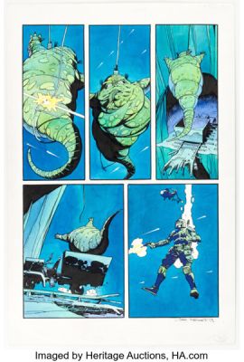 Cam Kennedy Star Wars: Boba Fett #1 "Bounty on Bar-Kooda" Story Page 35 Original Art (Dark Horse, 1996).
