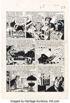 George Roussos Tales from the Crypt #26 Story Page 5 Original Art (EC, 1951). | Heritage