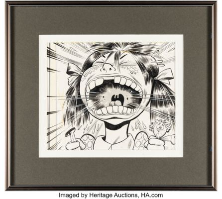 Jack Davis 1967 Topps Wanted Posters "Kid Sister" Illustration Original Art (Topps, 1967). (Total: 3 Original Art) | Heritage