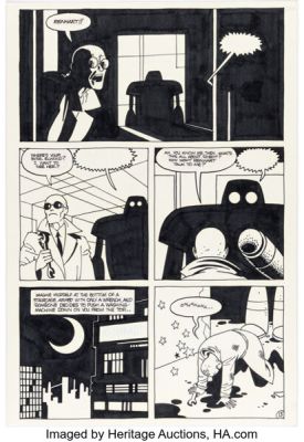 Gilbert Hernandez and Jaime Hernandez Mister X #4 Story Page 13 Original Art (Vortex, 1985). | Heritage