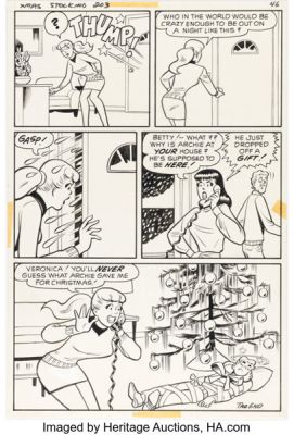 Harry Lucey Archie Giant Series Magazine #203 Story Page 6 Original Art (Archie, 1972). | Heritage