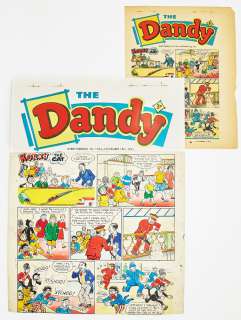 Dandy/Korky The Cat original front cover artwork by Jimmy Crighton from The Dandy 1043 (Nov 18 | Comic Book Auctions ltd
