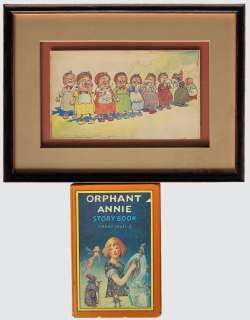 Johnny Gruelle Original Published lIlustration ORPHANT ANNIE Story Book, | misc / divers