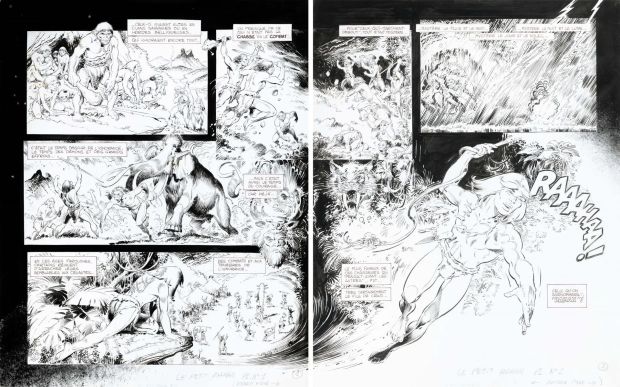 Cheret André Et... | Lot 44 - CHERET André et LECUREUX Roger Rahan Double planche... | Neo Enchères