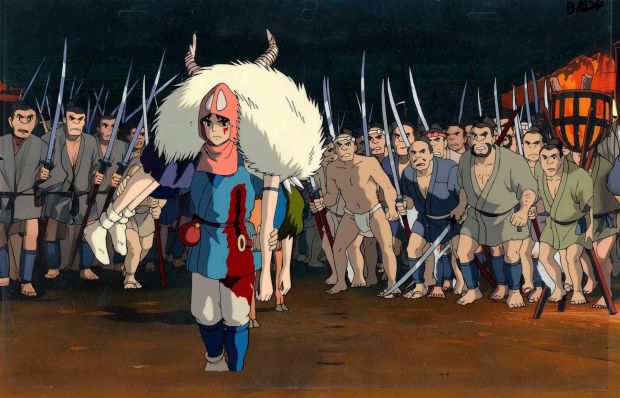 Princesse Mononoké... | Lot 358 - Princesse Mononoké (もののけ姫) Hayao Miyazaki (宮崎 駿) Ashitaka,... | Aibo Art Auction