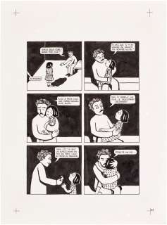 Marjane Satrapi | Persepolis (Original Book Art, page 67) | Sotheby’s