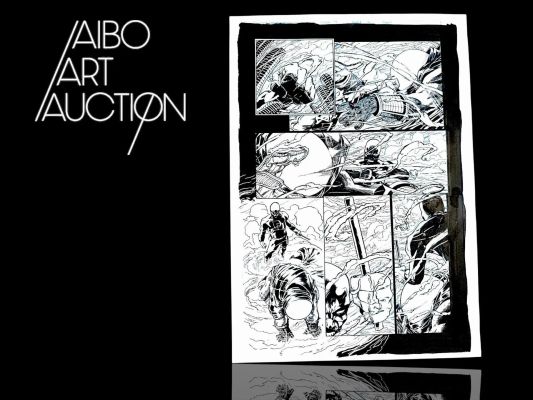 Artiste Américain Daredevil Planche... | Artiste Américain Daredevil Planche originale à l’encre... | Aibo Art Auction