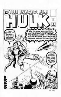 INCREDIBLE HULK Issue #3 Recreation Art | ComicConnect