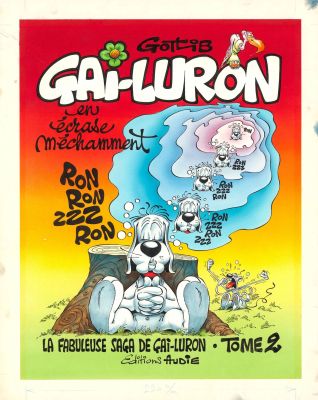 GOTLIB (1934-2016) - Lot 46 : Gai - Luron en écrase méchamment
