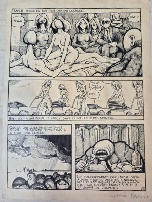 [Bd] Baudoin Edmond... | [BD] BAUDOIN Edmond (né en 1942) Planche originale... | Nice Enchères