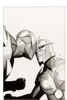 Nova #2 cover by Adi Granov