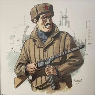 152-6. JUILLARD (André). Blake et Mortimer - Olrick. Affiche offset… | misc / divers