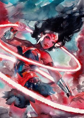 Ito Wonder Woman 12x18” Limited Edition Giclee | Kirby’s Comic Art